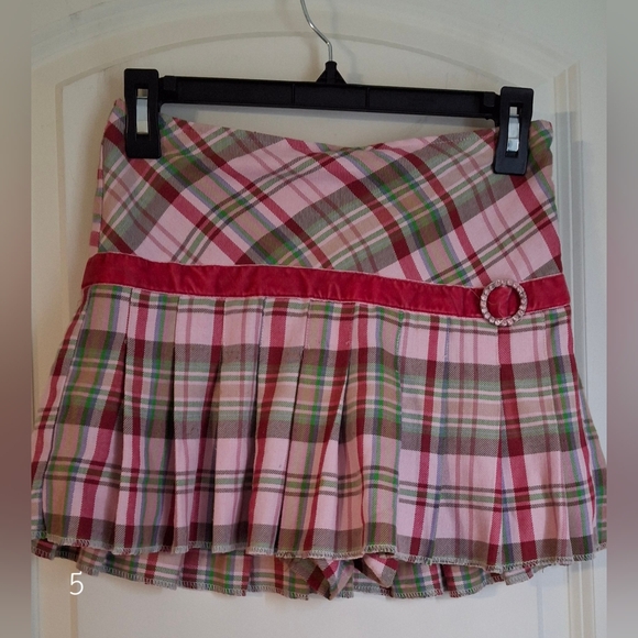 Miss atitude y2k girls pleated skirt size 10 barbiecore gypsy collegiate preppy - Picture 1 of 5